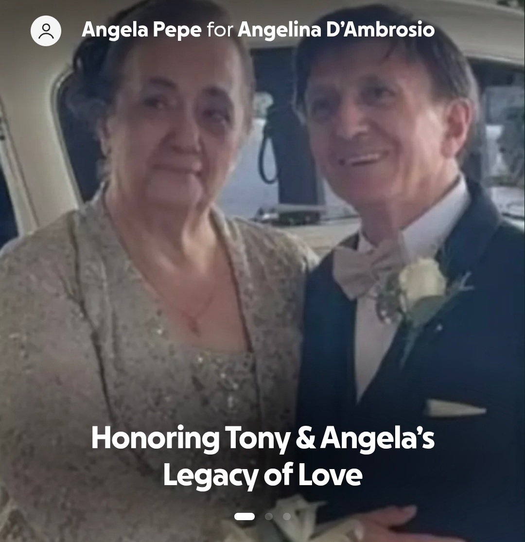 Antonio e Angela D'Amrbrosio (foto facebook)